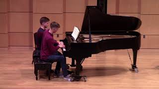 Smetana Moldau Vltava for piano four hands arr by composer [upl. by Greg265]