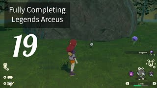 Fully Completing Legends Arceus 19 Tromping Around Lake Verity [upl. by Zined]