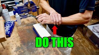 KNIFE SHARPENING TIPS BEGINNERS MUST KNOW 2  HOW TO MAINTAIN AN ANGLE [upl. by Stu940]