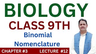 Binomial Nomenclature  Class 9 Biology  Chapter 3 [upl. by Melany]