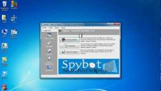 Como Usar Spybot Para Eliminar Spyware [upl. by Aimahc707]