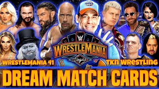 WWE WrestleMania 41  Dream match cards 2025 ♦️ [upl. by Currier]