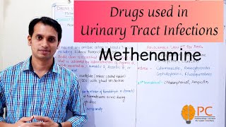 Drugs Used in Urinary Tract Infections Part 2 Methenamine Pharmacology [upl. by Anselm]