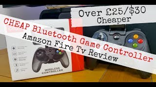 Cheap Bluetooth Game Controller Tested on Amazon Fire TV  Bluetooth Game Controller Review [upl. by Herzig78]