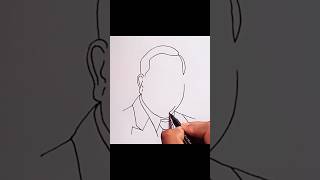 Dr Babasaheb Ambedkar😍 Drawing drawing ambedkar shorts youtubeshorts [upl. by Burman]