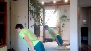 Nordic hamstring curls 5 concentric repetitions simple home setup [upl. by Price]