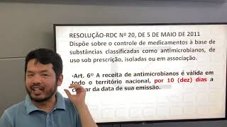 Prazo de validade dos antimicrobianos segundo a ANVISA  Quiz 698 CD Concursos [upl. by Allak]