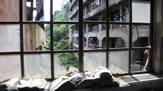 World Mystery Ghost Island Hashima 軍艦島 Gunkanjima rare footage [upl. by Sherwood]