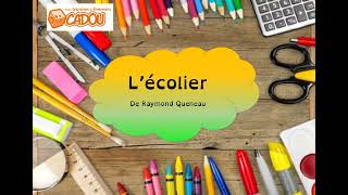 Lécolier de Raymond Queneau [upl. by Anavlis]