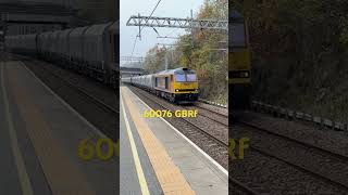 GBRf Class 60 passes Apperley Bridge [upl. by Eerok230]