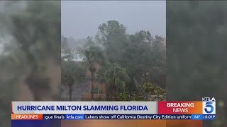 Hurricane Milton slams Florida [upl. by Magavern]