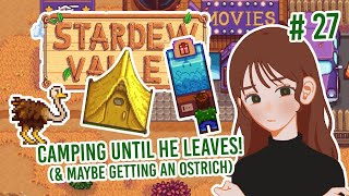 Stardew Valley Camping the Cinema Until We Get Plushies [upl. by Duvall]