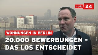 Berliner Wohnungsunternehmen verlost Wohnungen [upl. by Xirtaeb]