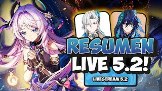 RESUMEN DE LIVESTREAM 52 BANNERS CÓDIGOS Y MUCHO MÁS  GENSHIN IMPACT [upl. by Ocsic835]