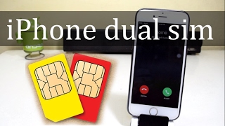 iPhone Dual Sim  NeeCoo Dual SIM Adapter [upl. by Prager]