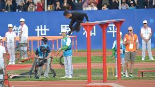 Chinas Pan breaks world record at Military World Games CCTV English [upl. by Arata774]