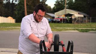 How To Install a Marathon Universal Fit Wheelbarrow Tire [upl. by Nauquf]