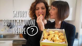 Savory Brutti Ma Buoni Recipe  Foodie Sisters in Italy [upl. by Eciral]