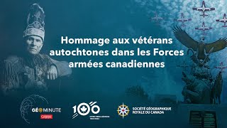 Hommage aux vétérans autochtones dans les Forces armées canadiennes [upl. by Gautious]