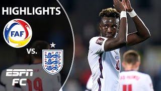 England HAMMERS Andorra in World Cup Qualifying  WCQ Highlights  ESPN FC [upl. by Onabru]