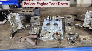 Yamaha Enticer 340 Engine Tear Down [upl. by Nhor325]