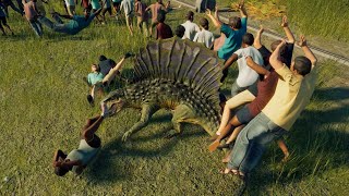 Jurassic Park Panic by Dimetrodon  Jurassic World Evolution 2 [upl. by Aible]