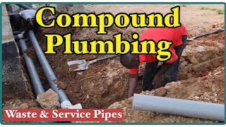 Plumbing Works Phase 2Total cost  Building A House In Ghana  Episode 35 [upl. by Aenal]