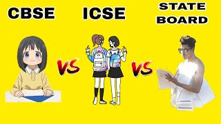 CBSE VS ICSE VS STATE BOARD ❓ shorts [upl. by Alderson]