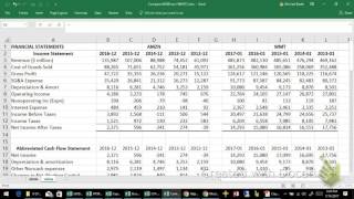 Common Size Income Statements for Amazon and Walmart [upl. by Lydnek]