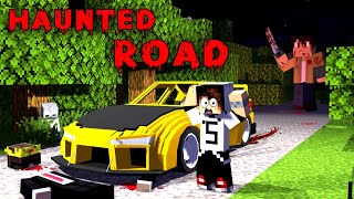 HAUNTED ROAD😱Part1 Minecraft Horror Story in Hindi [upl. by Merc]