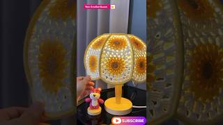 Crochet Wool Wonder Handmade Lamp Shadefashion wool crochetpatterns dress woollen [upl. by Ylellan864]