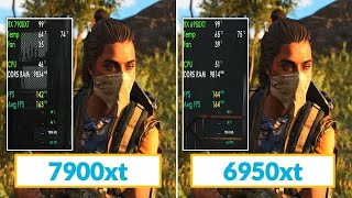 RX 7900xt vs rx 6950xt Games Testing Benchmarks FPS [upl. by Ydnerb936]