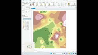 How to Create Spatial Interpolation IDW Inverse Distance Weighting ArcGIS arcgispro arcgis esri [upl. by Ylrbmik]