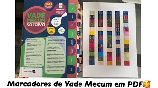 MARCADORES PARA VADE MECUM EM PDF [upl. by Allerbag]