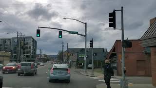 Driving Portlands NE Side on Sandy blvd from 82nd to I84  Oregon [upl. by Roderigo176]