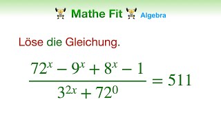 🏋️‍♀️ Mathe Fit 101  Exponentialgleichungen lösen ohne Logarithmus [upl. by Damicke]