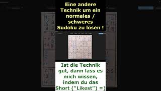 Es fehlen dir 3  4 Zahlen beim Sudoku  Dann teste diese Technik aus [upl. by Ycat]