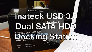 Inateck® USB 30 to SATA Dual Two Bays USB 30 External Hard Drives Docking Station [upl. by Burkley168]