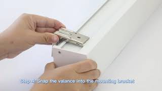 Safety Cordless Roller Blinds Installation Video [upl. by Eidassac]