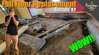 Full Floor Replacement Benton KY [upl. by Enilec]