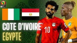 🔴🇨🇮🇪🇬 COTE DIVOIRE  EGYPTE LIVE  🚨🔥ENORME CHOC  18EMES DE FINALE CAN  CAN 2022  CAN 2021 [upl. by Napra]