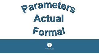 Parameters Actual amp Formal [upl. by Artep826]