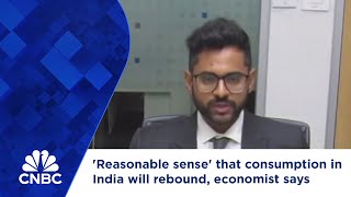 Reasonable sense that consumption in India will rebound economist says [upl. by Watt]