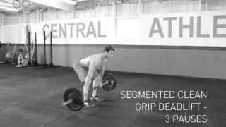 Segmented Clean Grip Deadlift  3 Pauses [upl. by Walcott485]