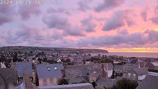 29th September 2024  Cloudy and wet later  Swanage Dorset Webcam Timelapse [upl. by Nylorac]