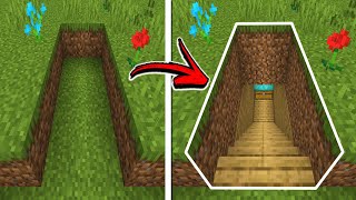 Como fazer uma BASE SECRETA no Minecraft Bedrock MCPE XBOX PS4 PC Switch [upl. by Notlim]