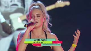 Anne Marie quotRockabyequot LIVE at Premios Telehit 2017 [upl. by Ludlew]