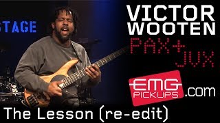 Victor Wooten performs quotThe Lessonquot on EMGtv HD reedit [upl. by Adnalu]