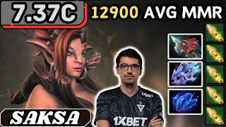 737c  Saksa ENCHANTRESS Soft Support Gameplay 20 ASSISTS  Dota 2 Full Match Gameplay [upl. by Stenger]