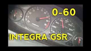 Acura Integra GSR 060 Testing 2step [upl. by Zimmermann]